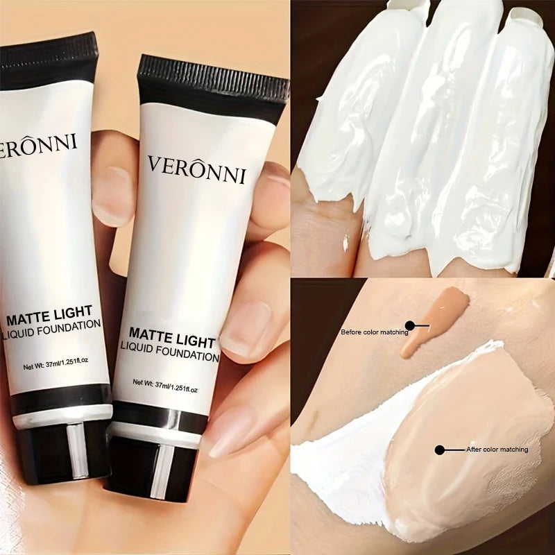 Pure White Makeup Foundation Cream Set,Mixable Pure White Foundation Adjuster Concealer Face Paint Makeup Goth For COS Carnival