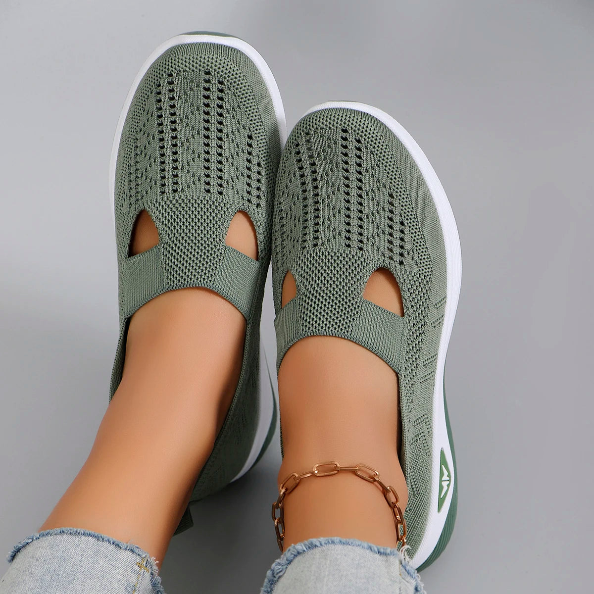 Women's summer breathable mesh flat shoes women's shoes casual sneakers shoes, clearance free shipping