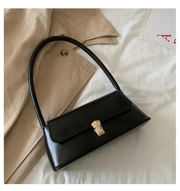 Luxury Brand Crossbody Bags for Women Fashion Design Underarm 2025 Woman Shoulder Bag Female Handbag and Purses Solid Color