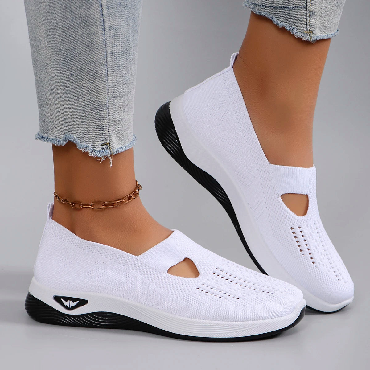 Women's summer breathable mesh flat shoes women's shoes casual sneakers shoes, clearance free shipping