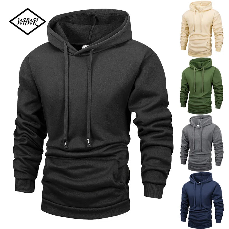 Spring Autumn Pullovers Fashion Black Multiple Colour Oversized Sweatshirts Top Men's Casual Hoodies Women's Fleece Warm Hoodies