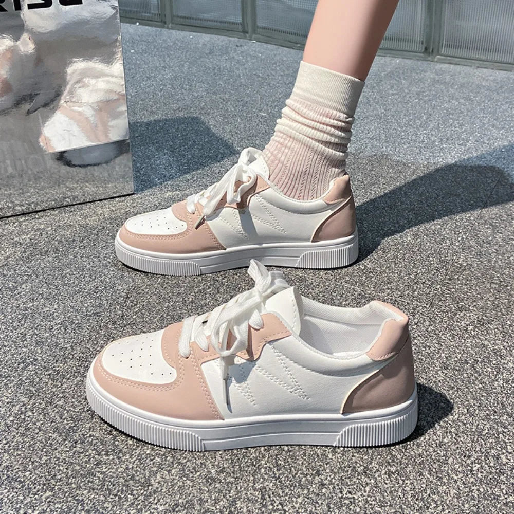 Women's Thick Sole Breathable Lightweight Casual Sneakers Spring Summer New Style Comfortable Sports Shoes Slip-On Loafers