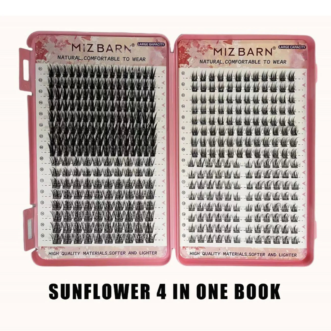 32 Rows Large Capacity Eyelashes Extension Professional Individual Cluster DIY Lashes Natural False Eyelashes Makeup Products