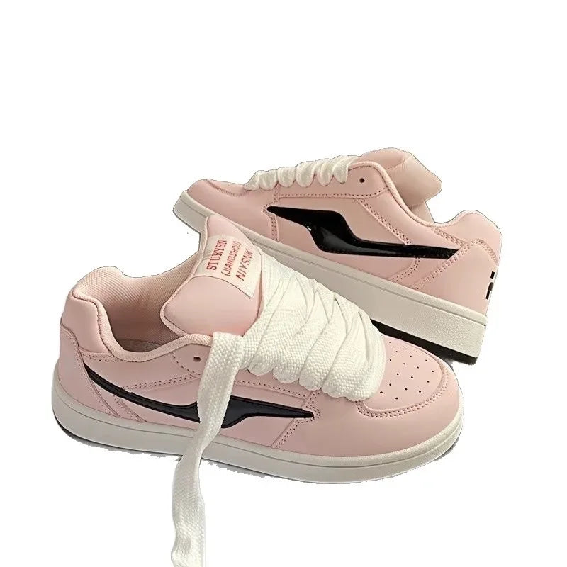 Retro Thick Bottom Platform Shoes Women's Casual Bread Shoe Chic Original White Sneakers Versatile Summer Rubber Sole Loafers