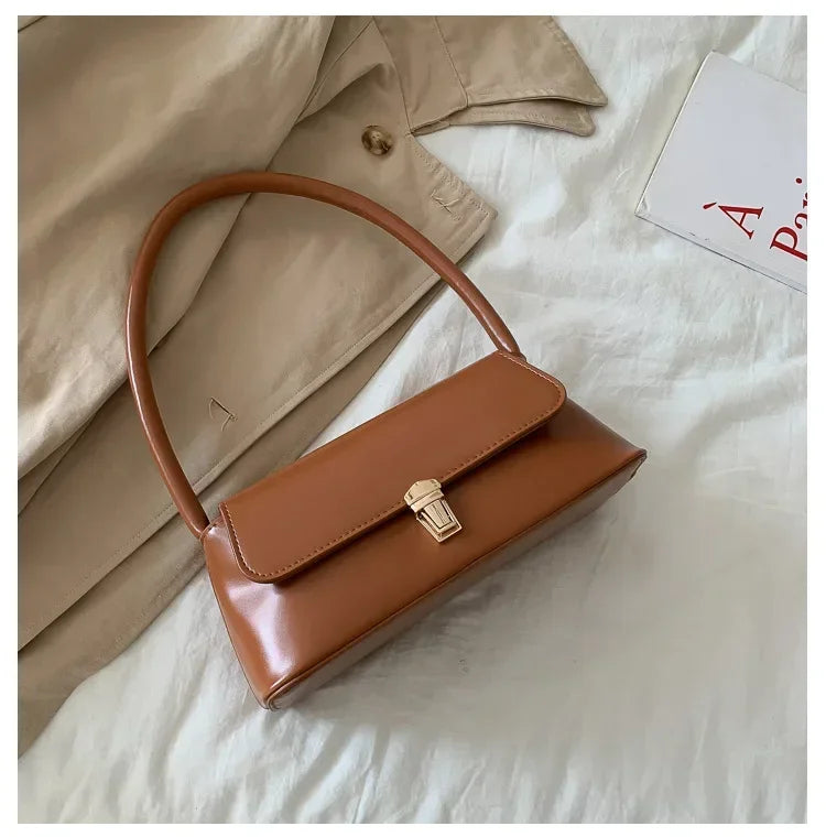 Luxury Brand Crossbody Bags for Women Fashion Design Underarm 2025 Woman Shoulder Bag Female Handbag and Purses Solid Color