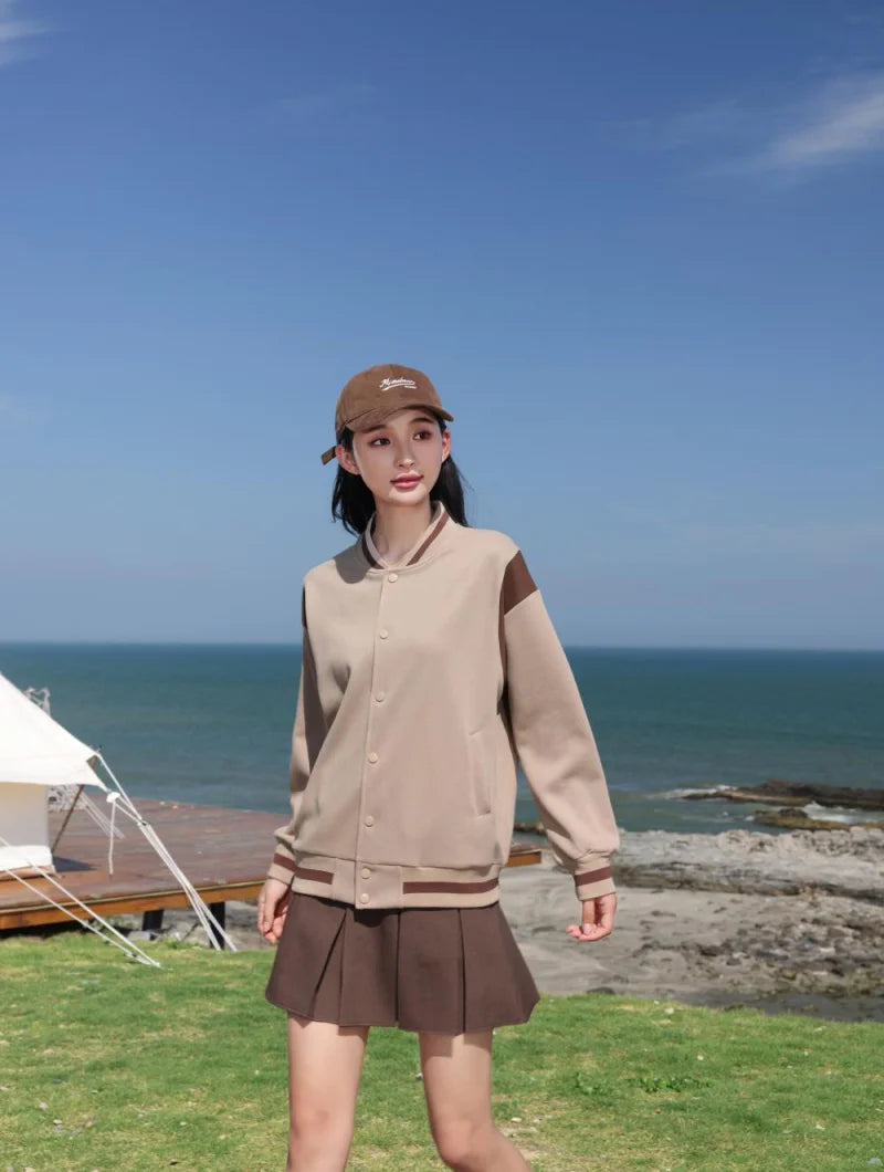 High end men's and women's pure cotton jackets, baseball jackets, custom printed embroidered logos, autumn and winter clothes