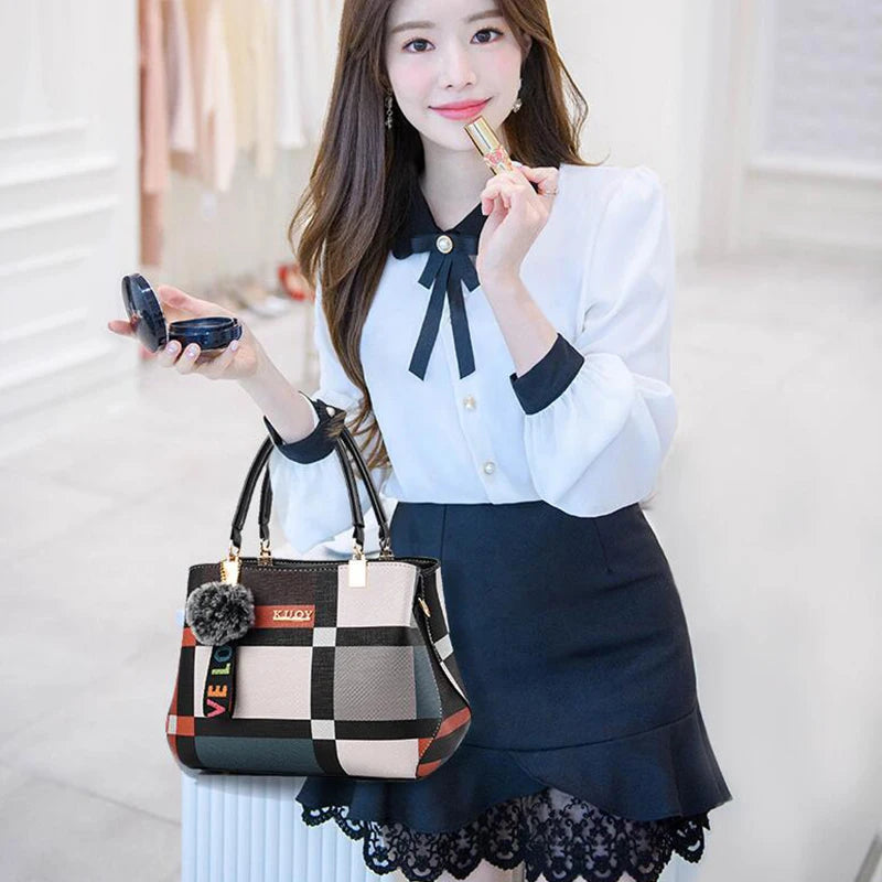 PU Leather Casual Crossbody Bags for Women Ladies Luxury Designer Tote Handbag Female Large Capacity Travel Shoulder Bag Sac