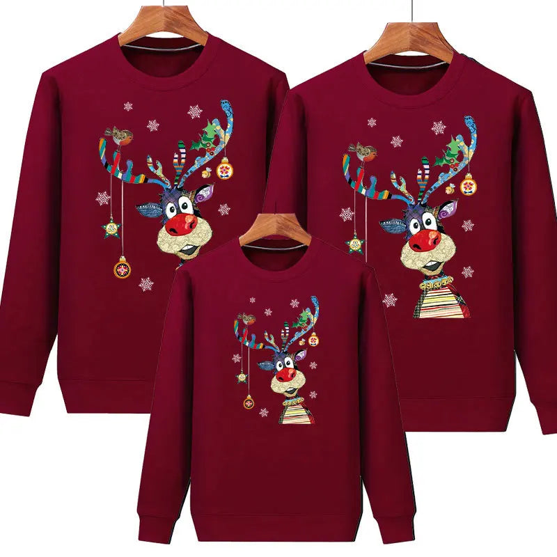 Mom Daughter Dad Son Family Look Sweater Set Matching Family Outfits Christmas Sweatshirt Xmas Jersey Kids Baby New Year Jumper