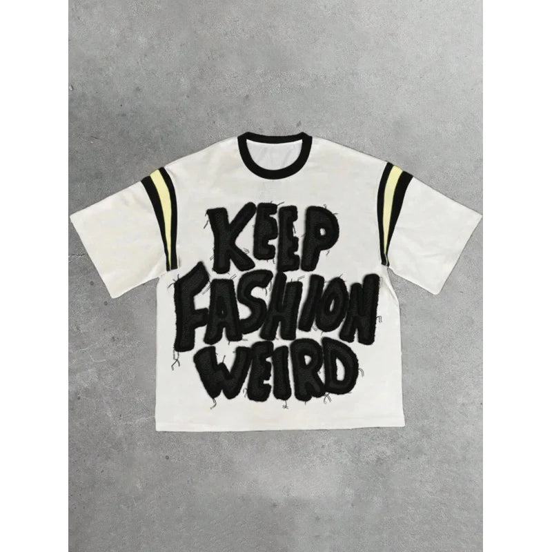 Male Clothes Man Funny T Shirt Crop Top Y2k Korean Tops Summer T-shirt Men Overfit Short Sleeve Luxury Brand T-shirt Street Wear