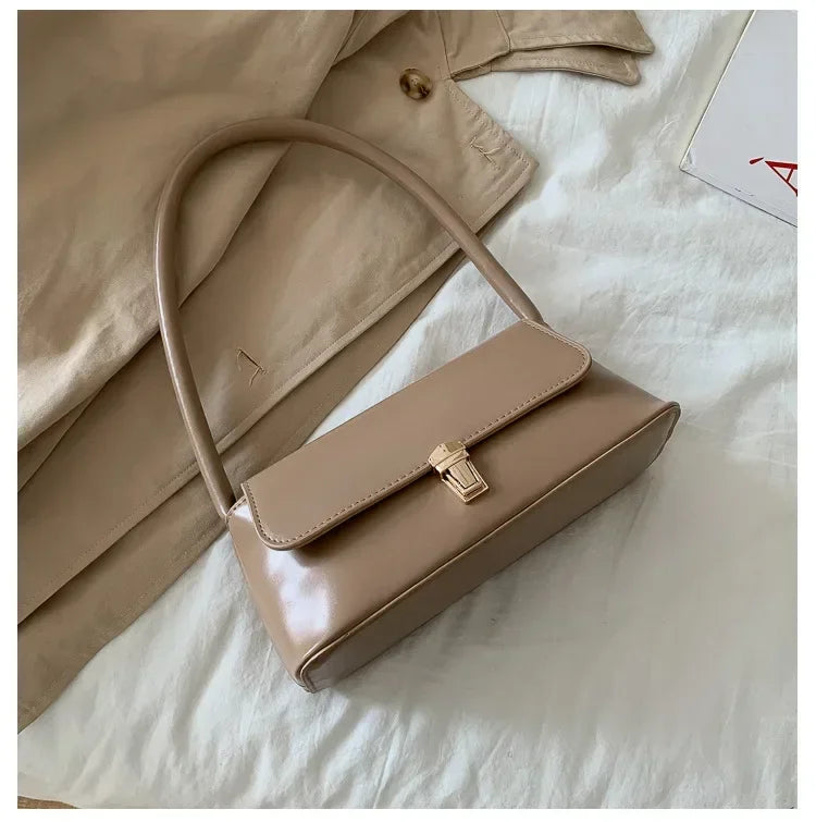 Luxury Brand Crossbody Bags for Women Fashion Design Underarm 2025 Woman Shoulder Bag Female Handbag and Purses Solid Color