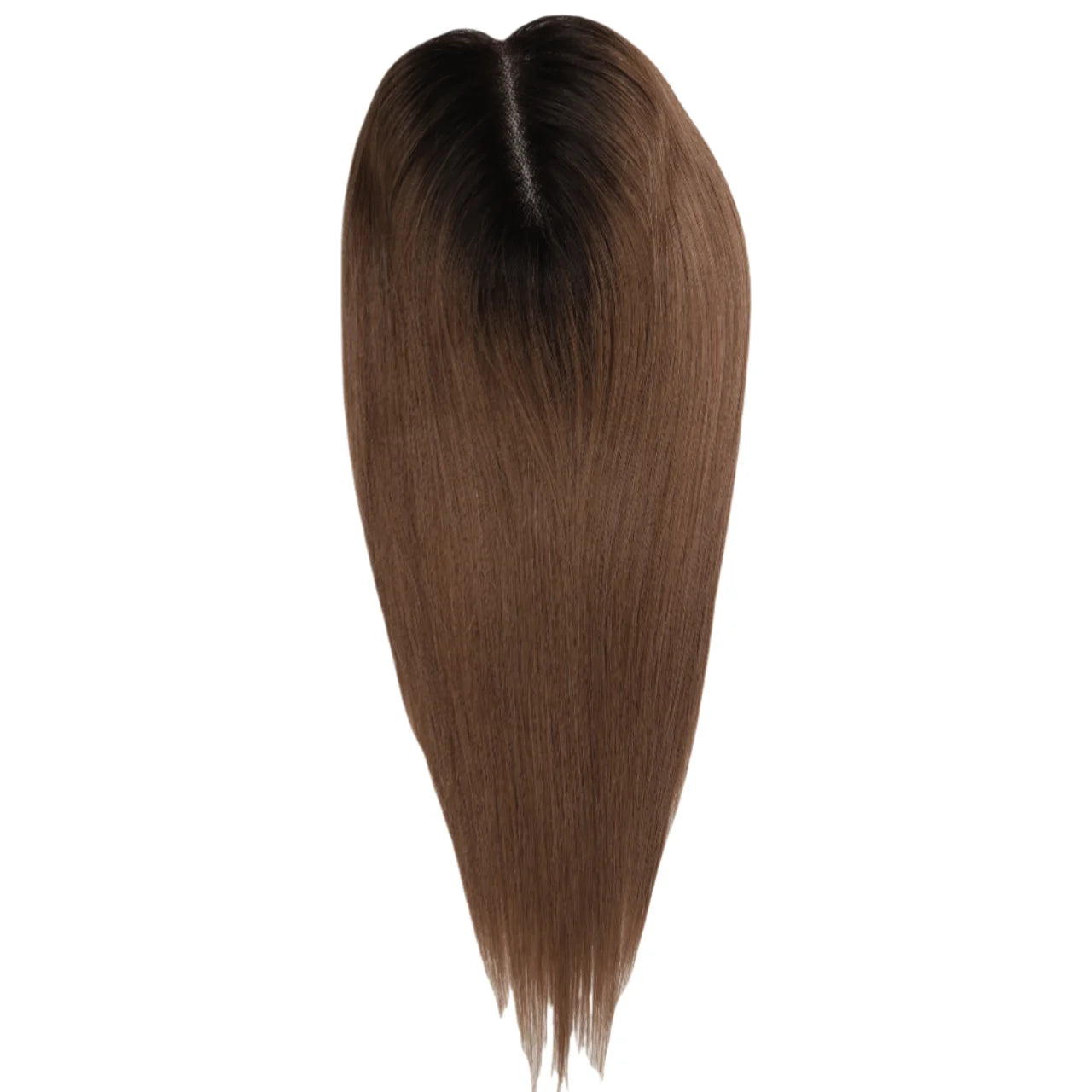 100% Remy Human Hair Natural Hair Topper HairPieces for Women Silk Base 3Clip in Toppers Hair Swiss Lace Hair Topper Breathable