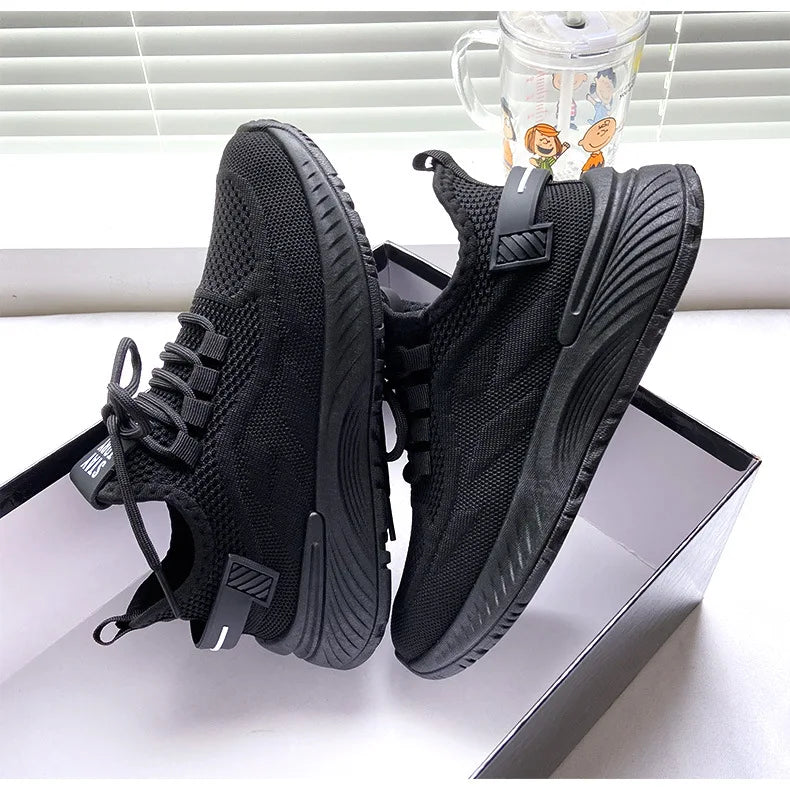 Women Sneakers New Summer Breathable Platform Mesh Shoes for Women Concise Wear-resistant Lightweight Running Women Casual Shoes