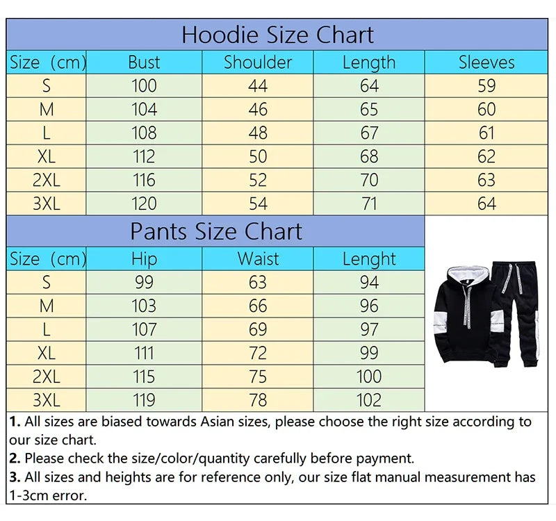 Men's Hooded Sweatshirts Sweatpants Paris Fashion Hoodie Streetwear Male All Season Daily Casual Sports Pullover Jogging Pants